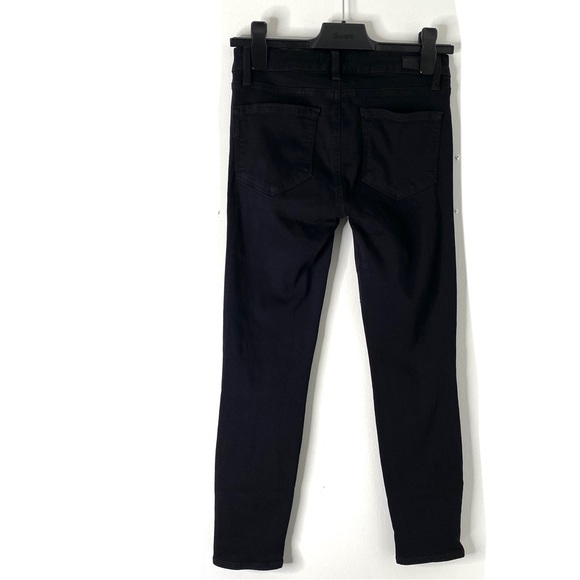 PAIGE Black Verdugo Crop Skinny Pants - Picture 4 of 9